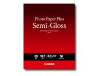 CANON PHOTO PAPER PLUS 50 SHT 8.5 X 11 SEMI-GLS