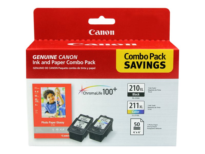 CANON PIXMA MP480 PG210XL/CL211XL + PAPER