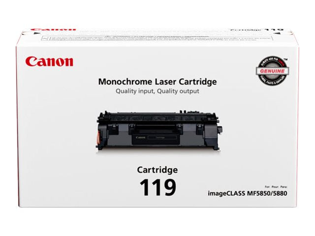 CANON IMAGECLS MF5850DN CRG119 SD BLACK TONER
