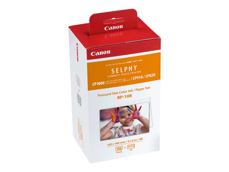 CANON SELPHY CP SERIES 2-COLOR CTG/108-4X6 PPR
