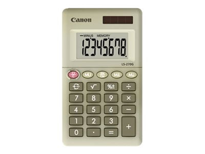 CANON LS-270G 8 DIGIT GREEN HANDHELD LRG DISP
