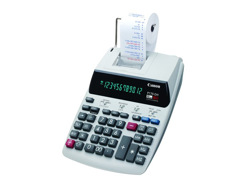 CANON P170DH-3 12 DIGIT DESKTOP PRINTING CALC
