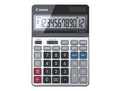 CANON TS-1200TSC 12 DIGT SOLAR DESKTOP CALCULATOR