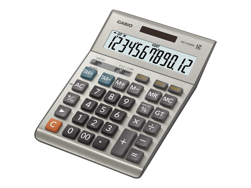 CASIO DM1200BM 12 DIGIT DESKTOP CALCULATOR