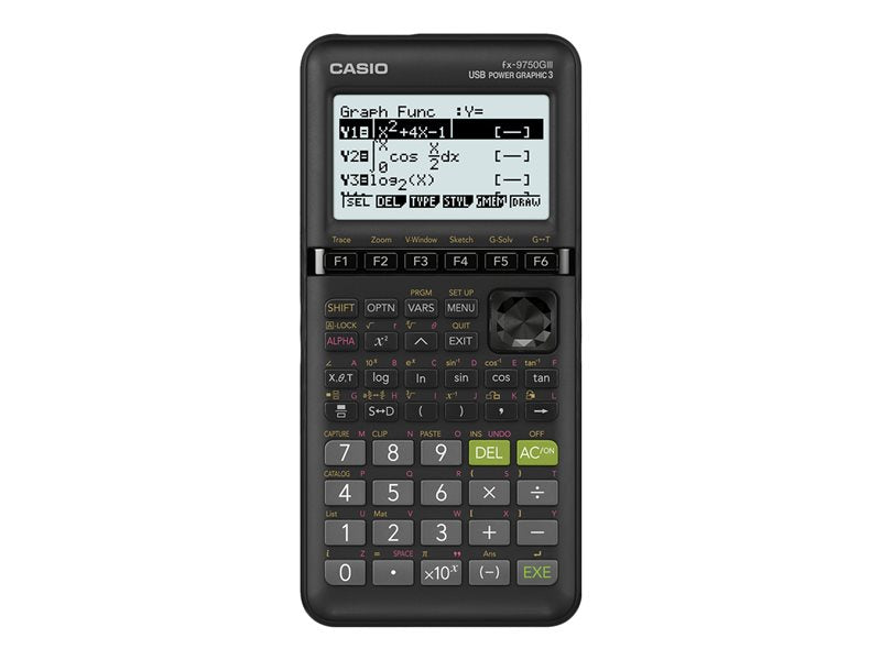 CASIO FX9750GIII BLACK 3RD EDITION GRAPHIC CALC