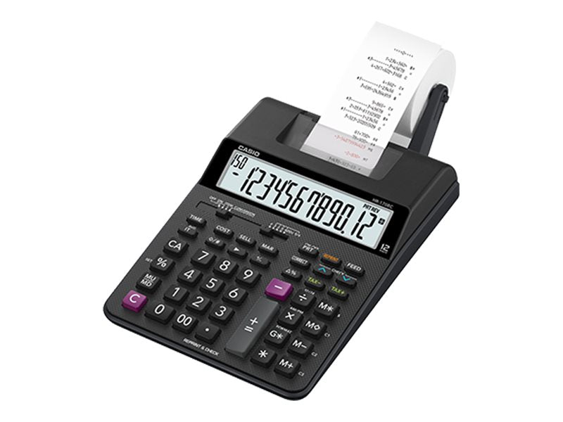 CASIO HR170RC 12 DIGIT MINI PRINTING CALCULATOR