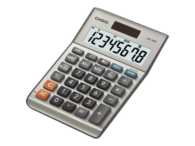 CASIO MS80B 8 DIGIT SEMI-DESKTOP CALC