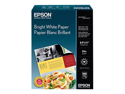 EPSON BRIGHT WHITE PAPER 500 SHTS MATTE 8.5 X 11