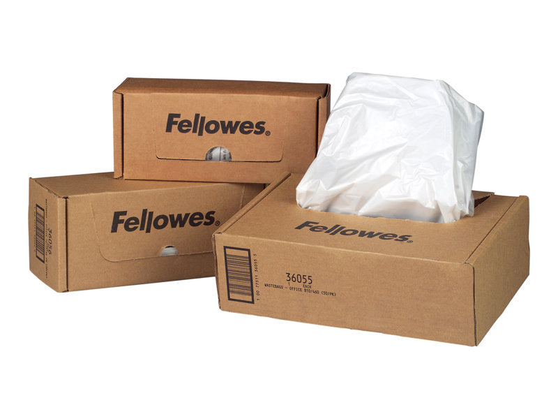 FELLOWES 36052 7 GALLON 100PK SHREDDER BAGS