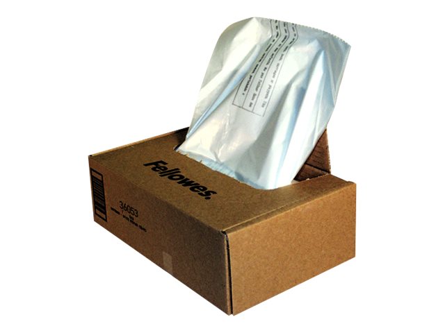 FELLOWES 36053  9 GALLON 100PK SHREDDER BAGS