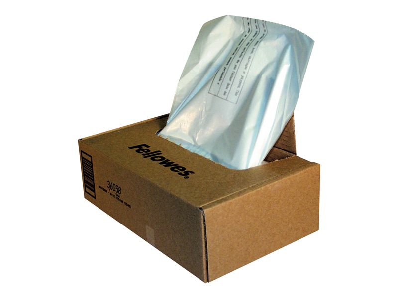 FELLOWES 36058 38 GALLON 50PK SHREDDER BAGS
