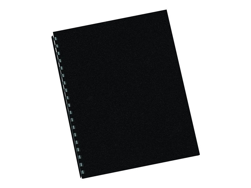 FELLOWES BINDING COVERS 250CT FUTURA BLACK