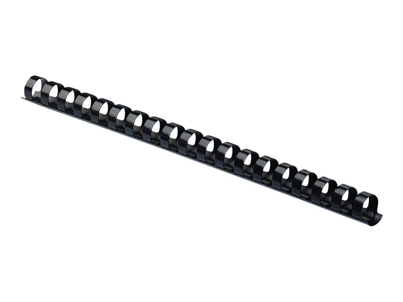 FELLOWES 52327 BLACK 500CT PLASTIC COMB 5/8"