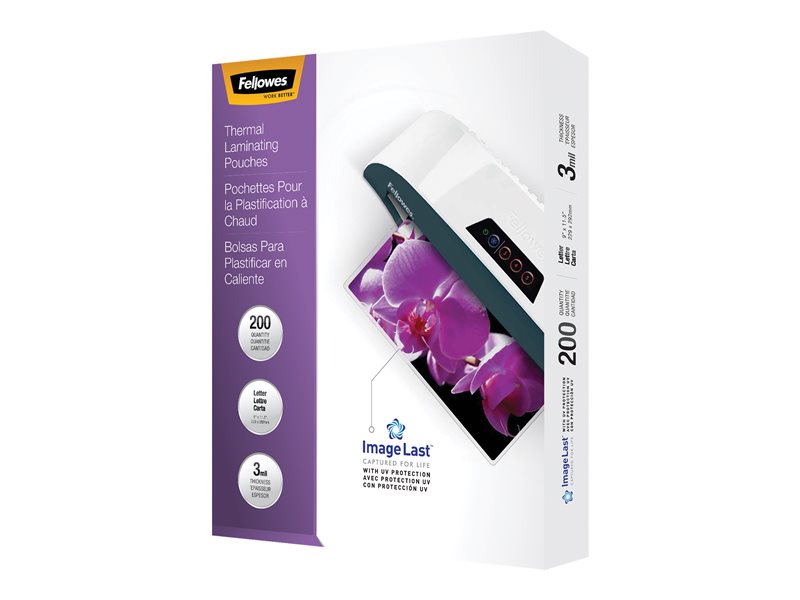 FELLOWES 5244101 LAMNATE 800CT 3MIL UV LETTER SZ