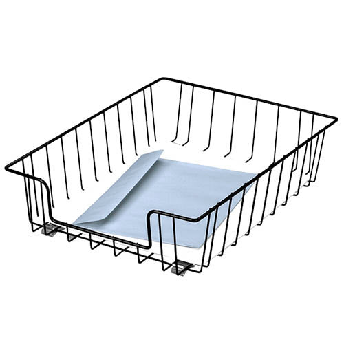 FELLOWES 60112  12PK WIRE 3" LETTER TRAY