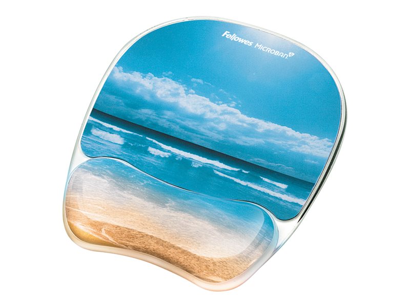 FELLOWES PHOTO GEL 4PK BEACH PAD WRIST REST