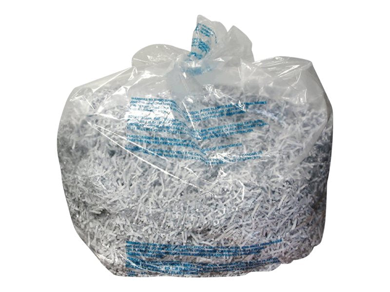 GBC 1765015 30 GALLON 25PK PLASTIC SHRED BAGS