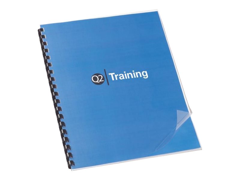 GBC CLEARVIEW-CLR 100PK BIND COVERS-ROUND