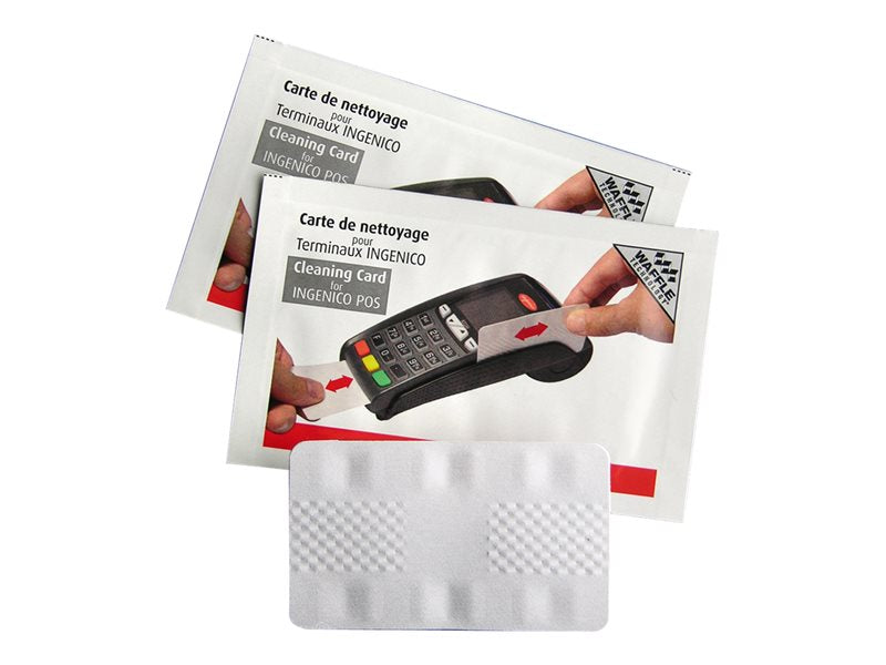 KICTEAM INGENICO CARD READER CLEAN CARDS-40CT