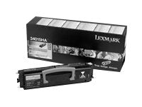 LEXMARK E340 HI RETURN PROG BLACK