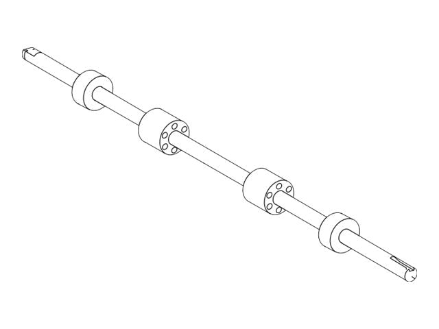 LEXMARK X850E ADF FEED-OUT ROLL ASSEMBLY