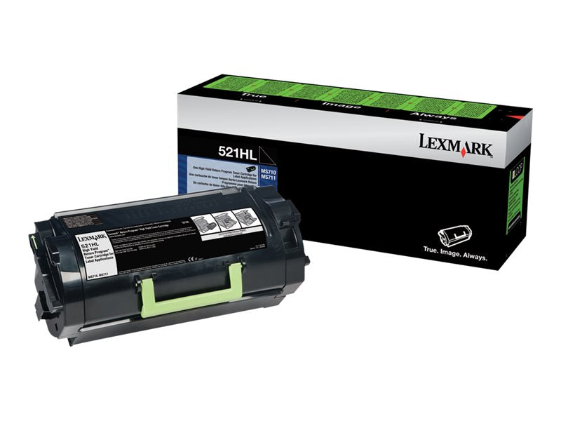 LEXMARK MS710DN HI RETURN BLACK/LABEL