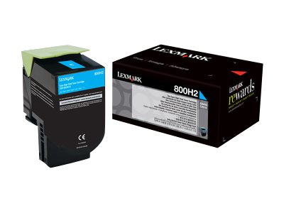 LEXMARK CX410E HI YLD CYAN TONER