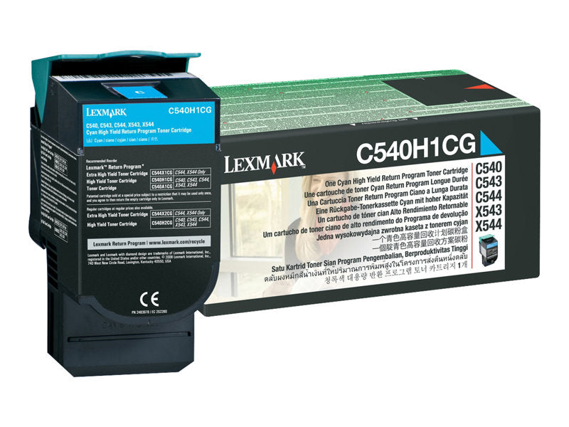 LEXMARK C540N HI RETURN PROG CYAN