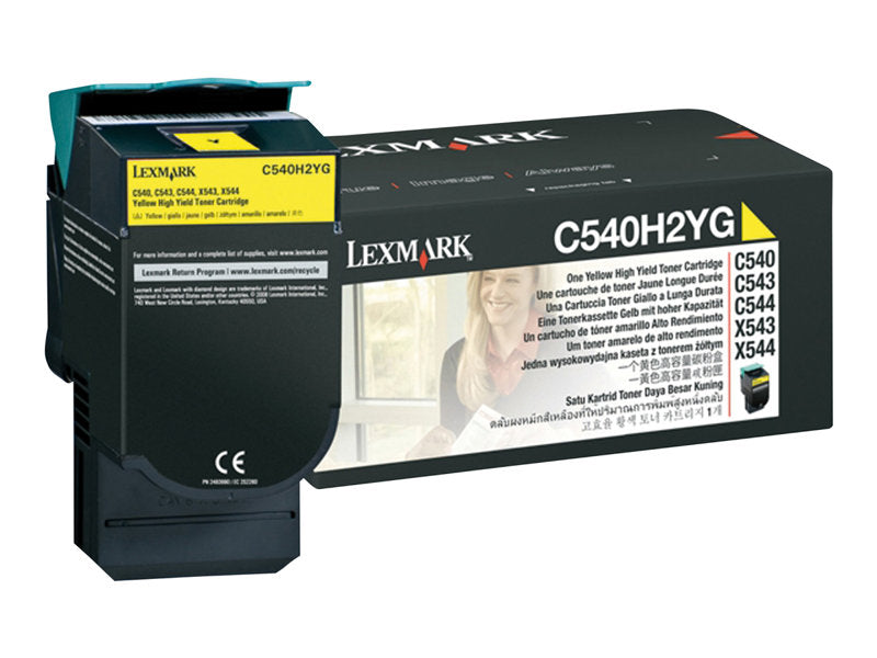 LEXMARK C540N HI YLD YELLOW TONER