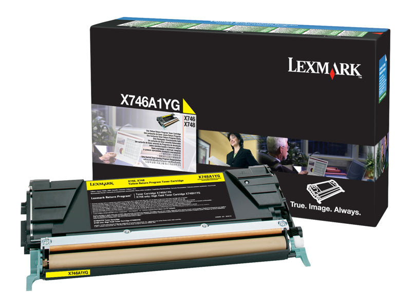 LEXMARK X746DE SD RETURN PROG YELLOW