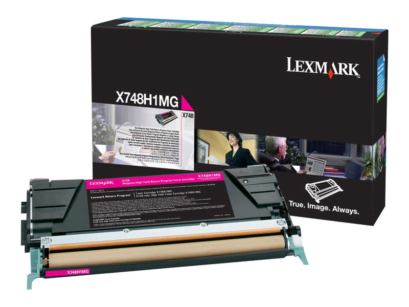LEXMARK X748DTE HI RETURN PROG MAGENTA