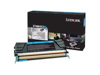 LEXMARK X748DTE HI YLD CYAN TONER