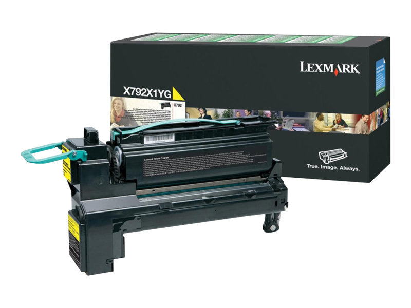 LEXMARK X792DE XH RETURN PROG YELLOW