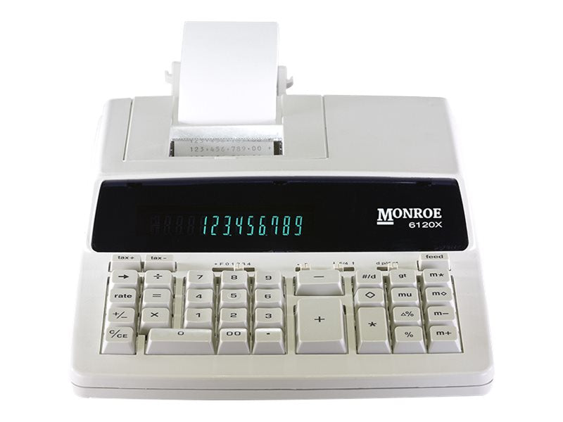 MONROE 6120X BUSINESS MEDIUM DUTY IVORY CALC