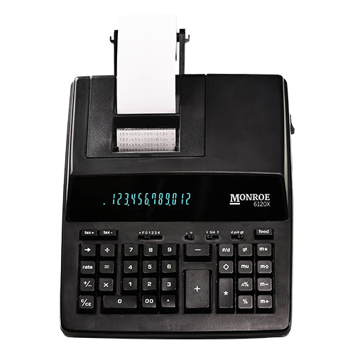 MONROE 6120XB BUSINESS MEDIUM DUTY BLACK CALC