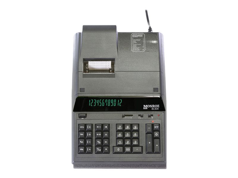 MONROE 8130X BLACK ENTRY LEVEL HEAVY-DUTY CALC