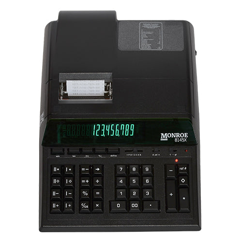 MONROE 8145X 14 DIGIT HEAVY DUTY BLACK CALC