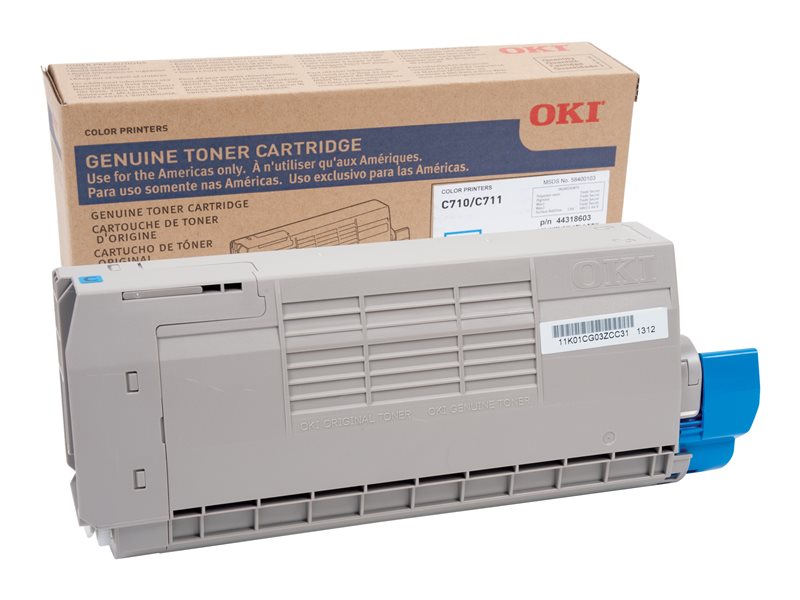 OKIDATA C711DN SD YLD CYAN TONER