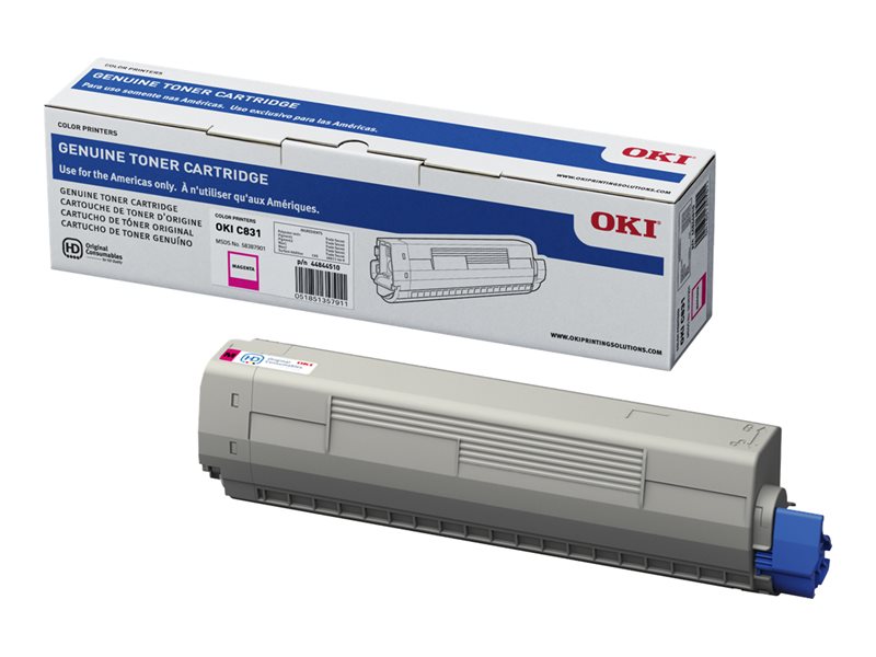OKIDATA C831N  SD YLD MAGENTA TONER