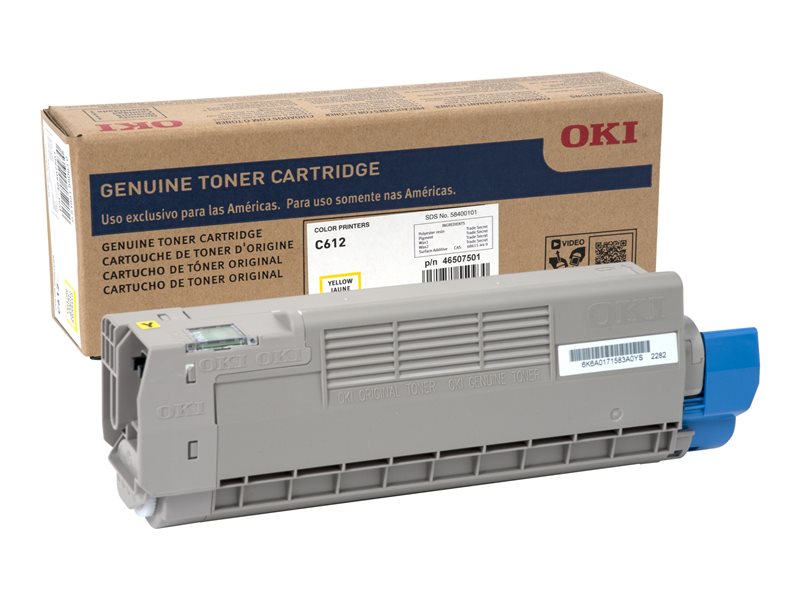 OKIDATA C612N SD YLD YELLOW TONER