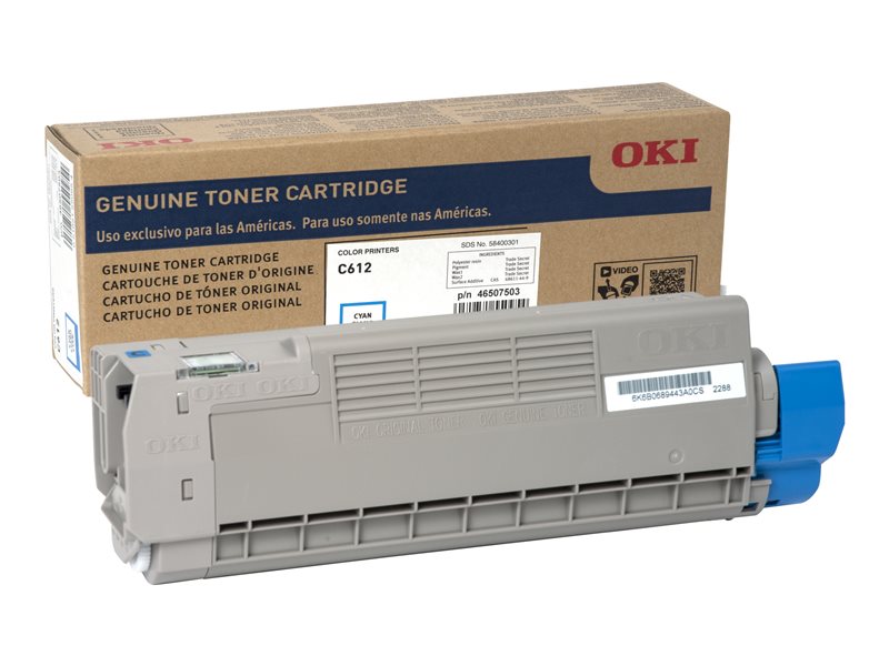 OKIDATA C612N SD YLD CYAN TONER