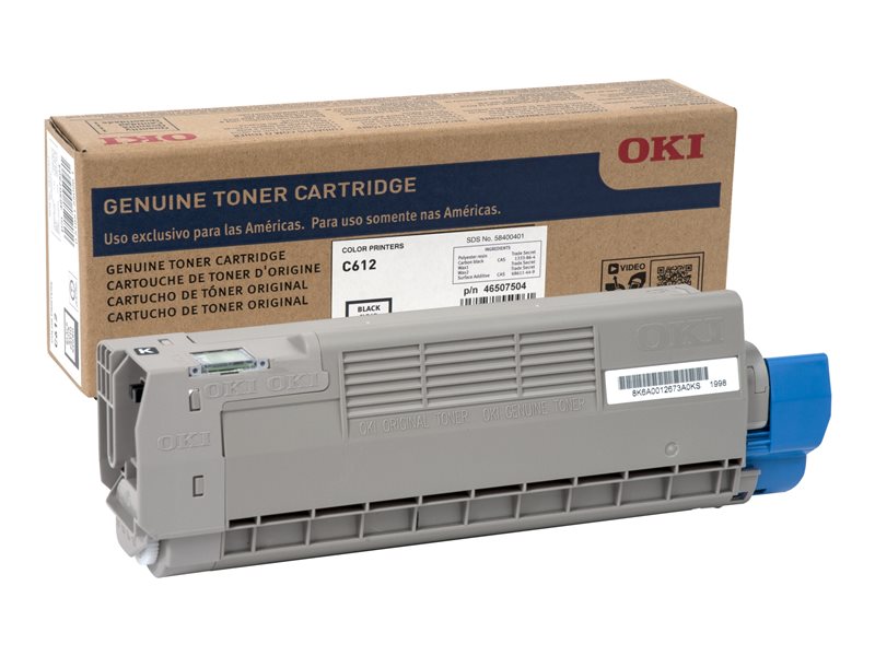 OKIDATA C612N SD YLD BLACK TONER