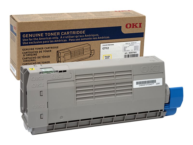 OKIDATA C712DN SD YLD YELLOW TONER