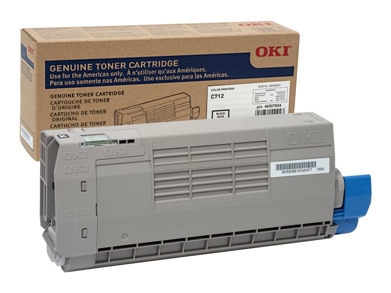 OKIDATA C712DN SD YLD BLACK TONER