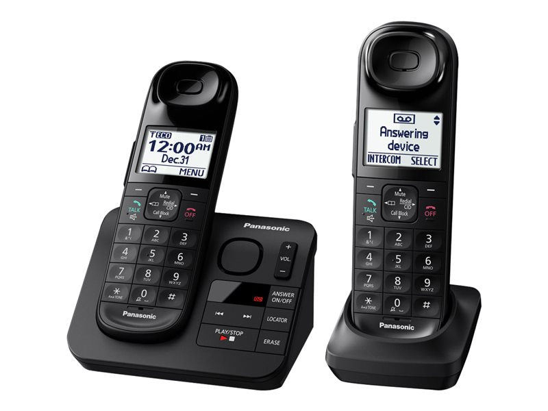PANASONIC KXTGL432B BLK  DECT+ 2-HANDSET/EXP/TAD