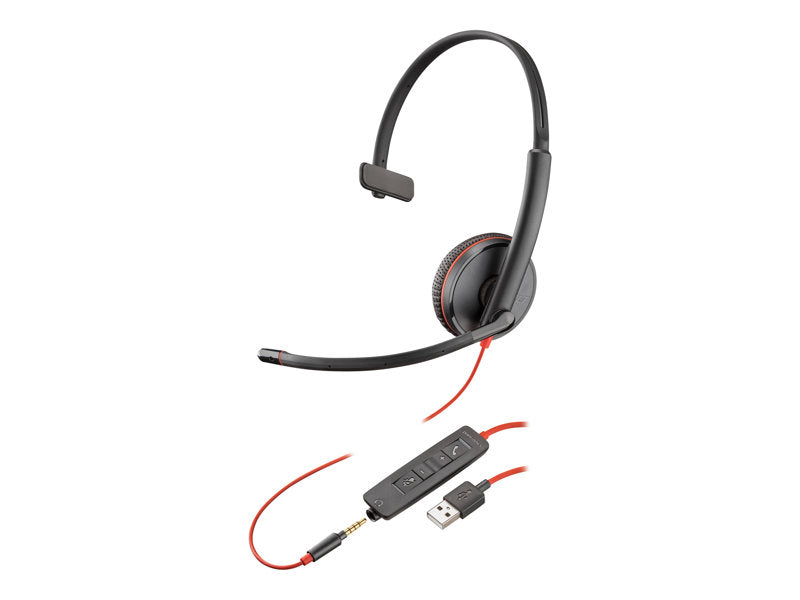 PLANTRONICS BLACKWIRE 3215 CORDED HEADSET