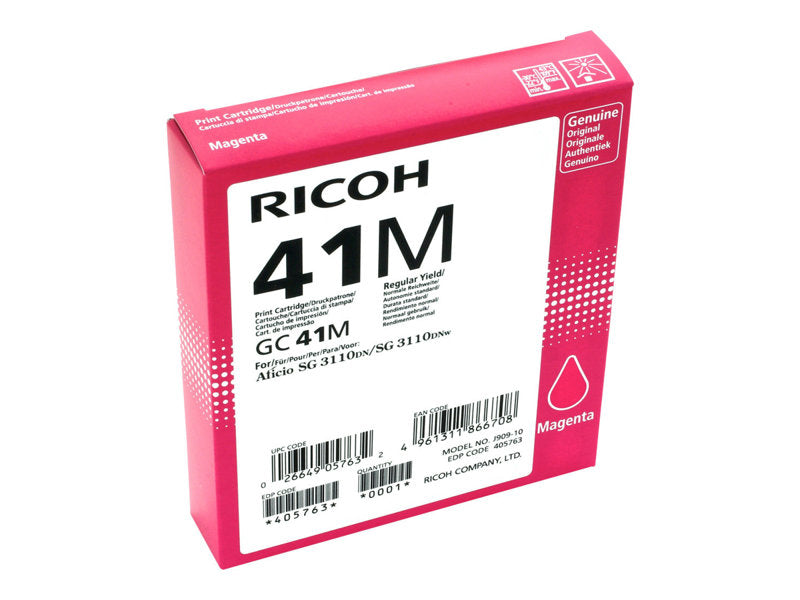RICOH AFICIO SG3110DN GC41 SD YLD MAGENTA INK