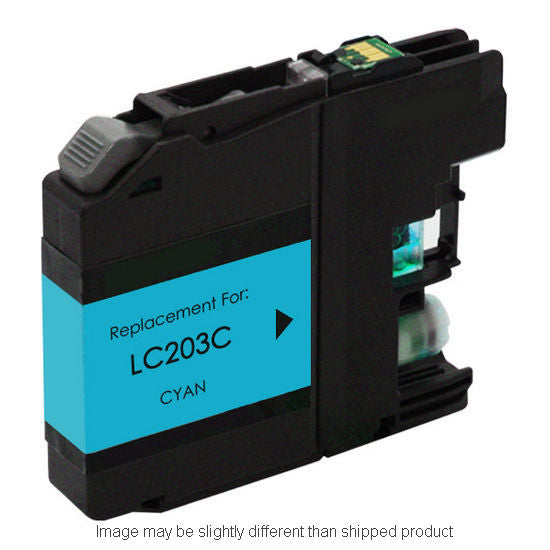 REPL BROTHER LC203 HI YLD CYAN INK