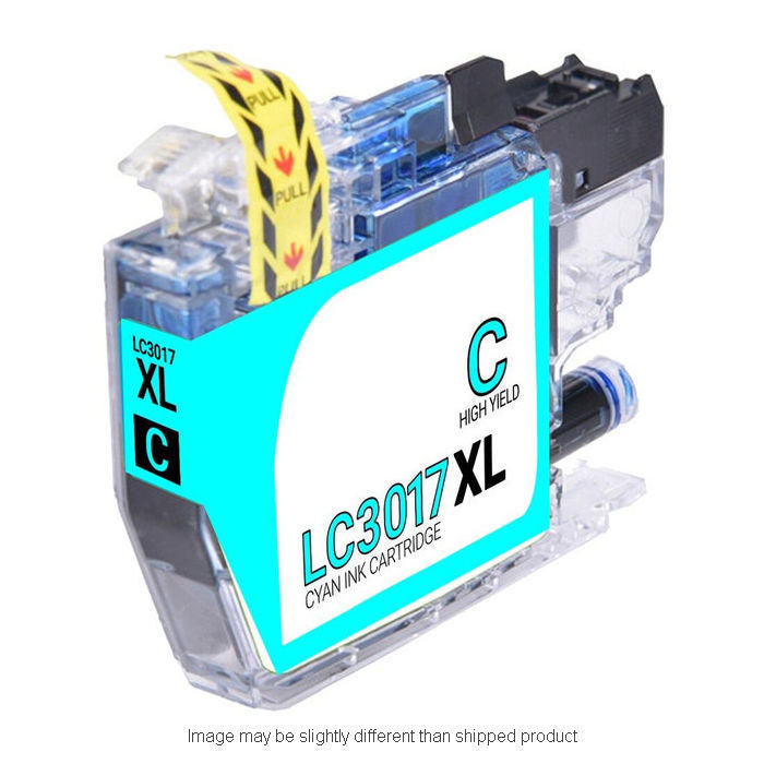 REPL BROTHER LC3017 HI YLD CYAN INK