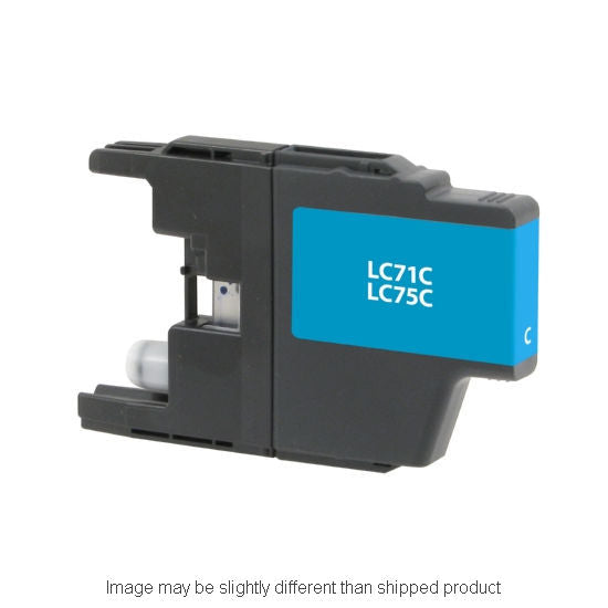 REPL BROTHER LC75 HI YLD CYAN INK